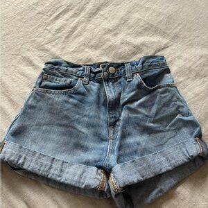 BDG Light Blue Jean Shorts